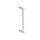 Kartners - PORTO - 12-inch Single Glass Door Handle-Polished Chrome - Polished Chrome