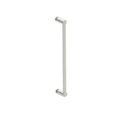 Kartners - PORTO - 18-inch Single Glass Door Handle-Polished Nickel - Polished Nickel