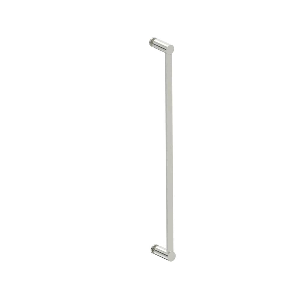 Kartners - PORTO - 24-inch Single Glass Door Handle-Polished Nickel - Polished Nickel