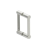 Kartners - PORTO - 6-inch Double Glass Door Handle-Polished Nickel - Polished Nickel