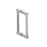 Kartners - PORTO - 8-inch Double Glass Door Handle-Brushed Nickel - Brushed Nickel