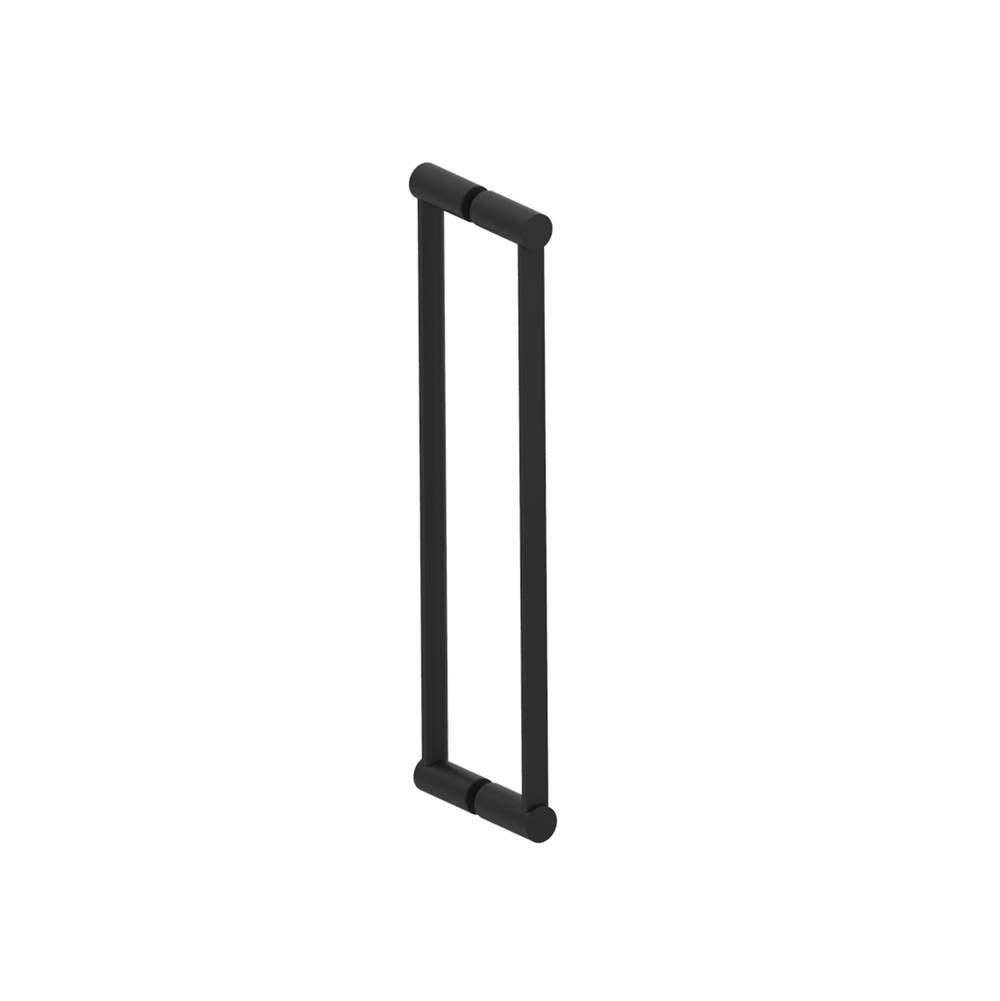 Kartners - PORTO - 18-inch Double Glass Door Handle-Matte Black - Matte Black