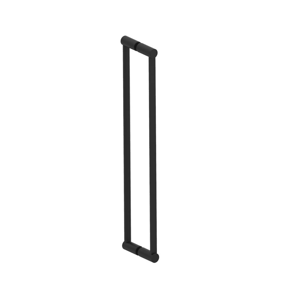 Kartners - PORTO - 24-inch Double Glass Door Handle-Matte Black - Matte Black