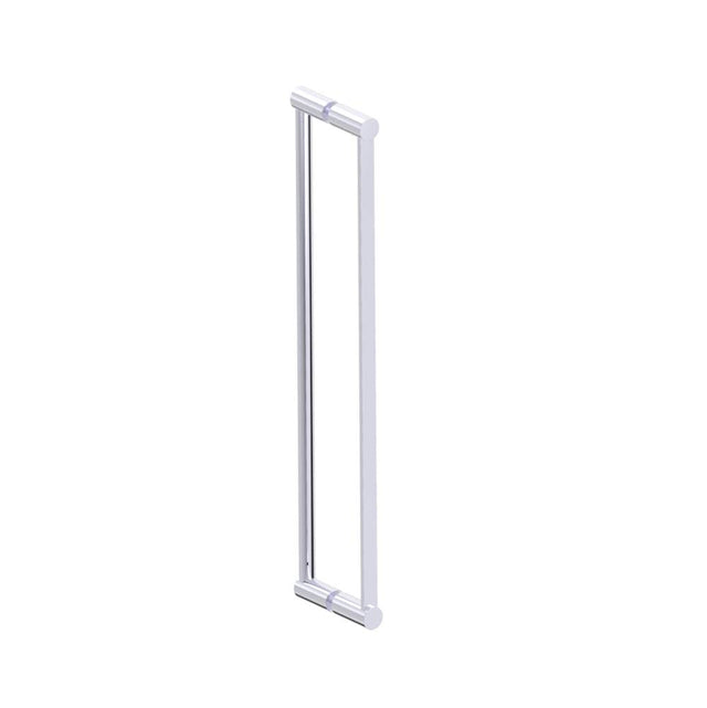 Kartners - PORTO - 24-inch Double Glass Door Handle-Polished Chrome - Polished Chrome