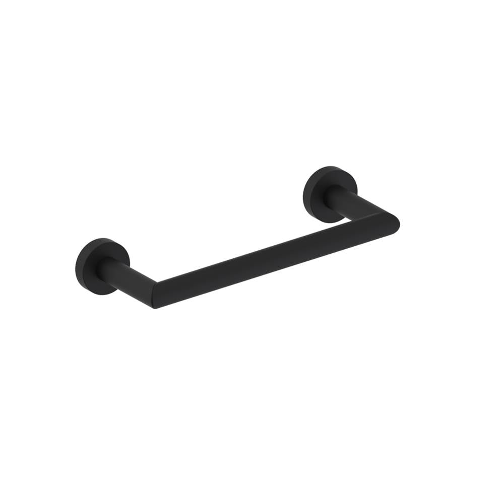 Kartners - OSLO - 9-inch Bathroom Towel Bar-Matte Black - Matte Black