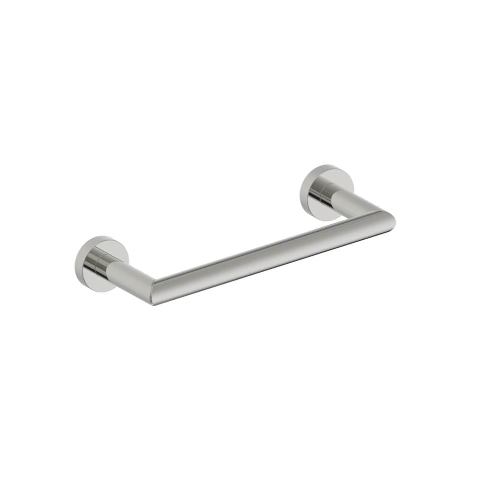 Kartners - OSLO - 9-inch Bathroom Towel Bar-Polished Nickel - Polished Nickel