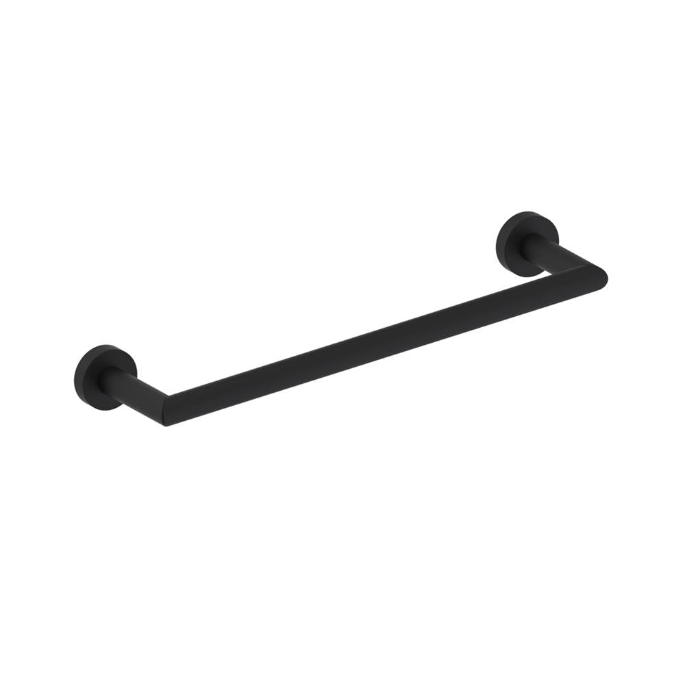 Kartners - OSLO - 12-inch Bathroom Towel Bar-Matte Black - Matte Black