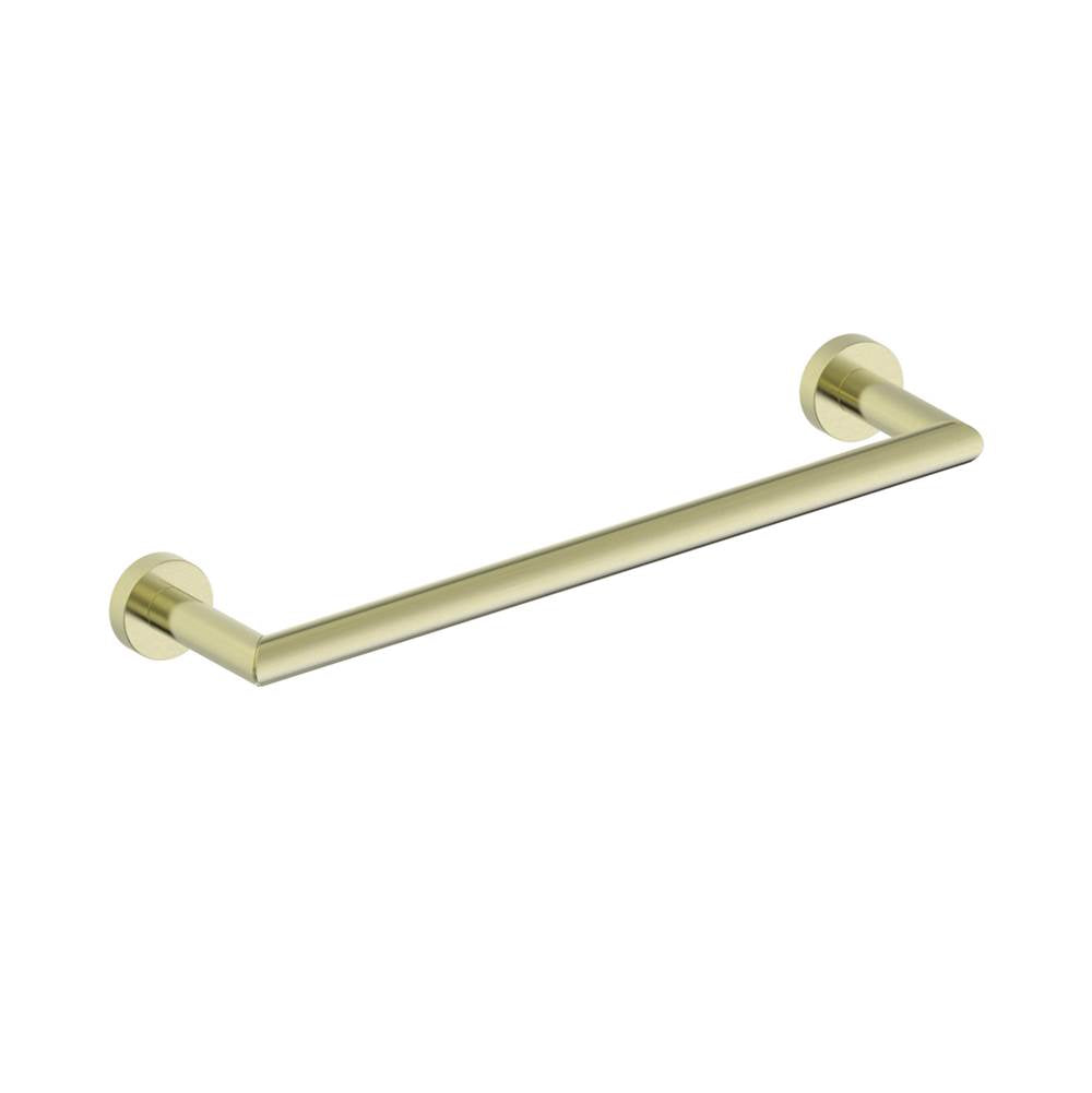 Kartners - OSLO - 12-inch Bathroom Towel Bar-Brushed Brass - Brushed Brass
