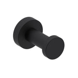 Kartners - OSLO - Single Prong Robe Hook-Matte Black - Matte Black