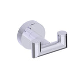 Kartners - OSLO - Double Prong Robe Hook-Polished Chrome - Polished Chrome