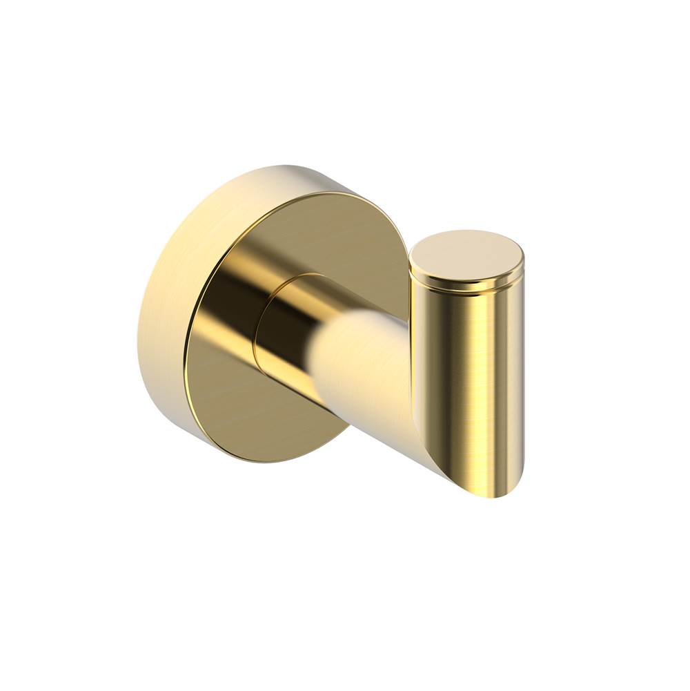 Kartners - OSLO -  Single Prong Robe Hook-Brushed Gold - Brushed Gold