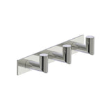 Kartners - OSLO - Triple Prong Robe Hook - Deep-Polished Nickel - Polished Nickel