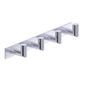 Kartners - OSLO - Quadruple Prong Robe Hook - Deep-Polished Chrome - Polished Chrome