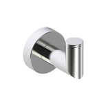 Kartners - OSLO -  Single Prong Robe Hook Solid Back-Brushed Nickel - Brushed Nickel