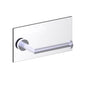 Kartners - OSLO - Single Toilet Paper Holder - Through Glass-Polished Chrome - Polished Chrome