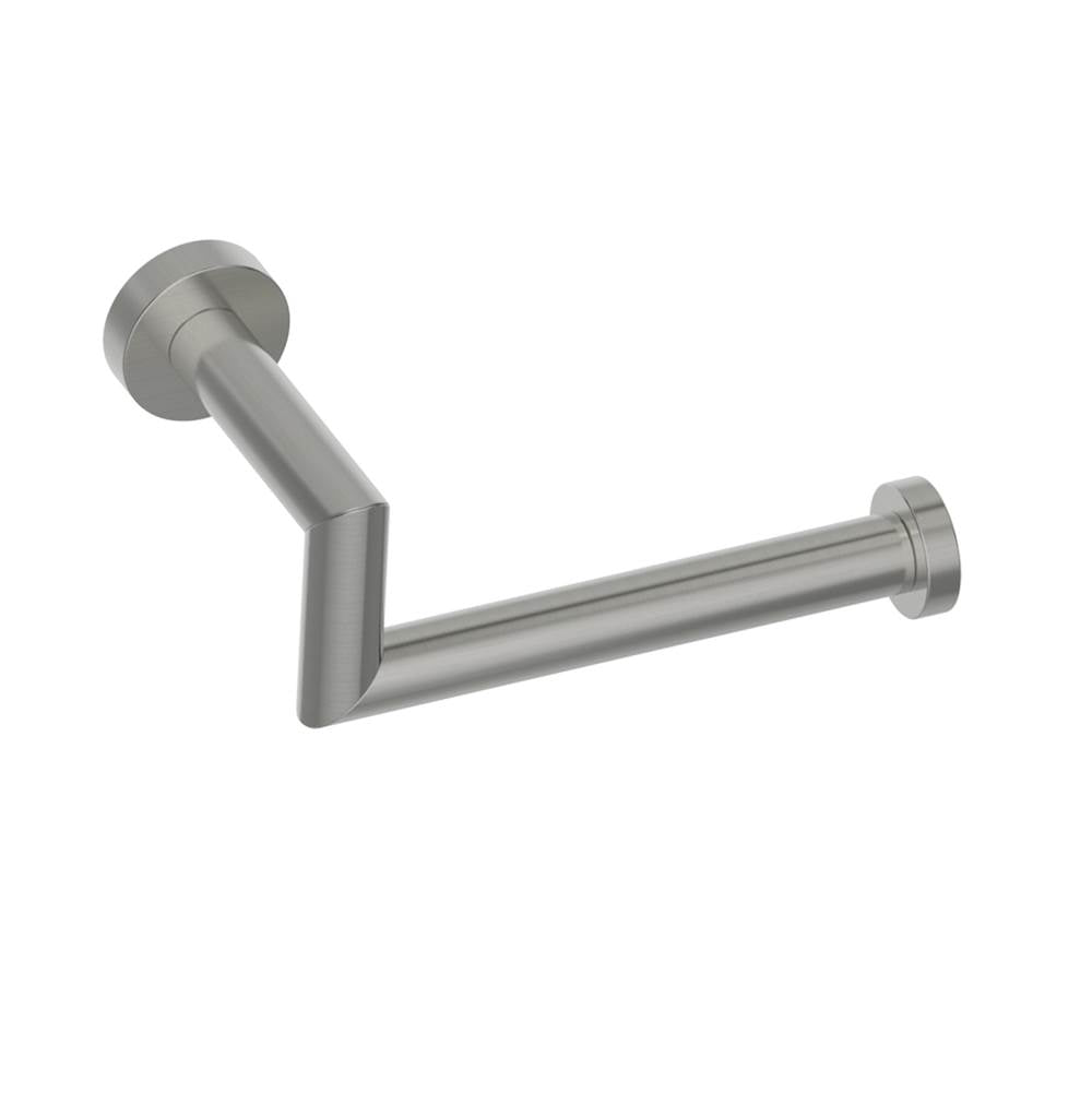 Kartners - OSLO - Single Toilet Paper Holder-Brushed Nickel - Brushed Nickel