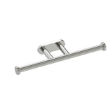 Kartners - OSLO - Double Toilet Paper Holder-Brushed Nickel - Brushed Nickel
