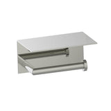 Kartners - OSLO - Single Toilet Paper Holder with Shelf-Polished Nickel - Polished Nickel