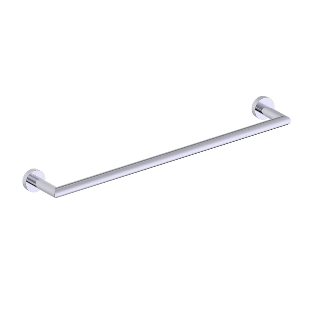 Kartners - OSLO - 18-inch Bathroom Towel Bar-Polished Chrome - Polished Chrome