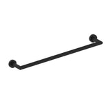 Kartners - OSLO - 18-inch Bathroom Towel Bar Solid Back-Matte Black - Matte Black
