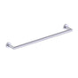 Kartners - OSLO - 18-inch Bathroom Towel Bar Solid Back-Polished Chrome - Polished Chrome