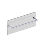 Kartners - OSLO - 18-inch Bathroom Towel Bar Through Glass-Polished Chrome - Polished Chrome
