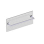 Kartners - OSLO - 18-inch Bathroom Towel Bar Through Glass-Polished Chrome - Polished Chrome