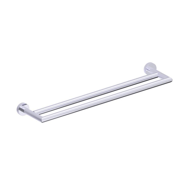 Kartners - OSLO - 18-inch Double Bathroom Towel Bar-Polished Chrome - Polished Chrome