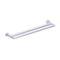 Kartners - OSLO - 18-inch Double Bathroom Towel Bar-Polished Chrome - Polished Chrome