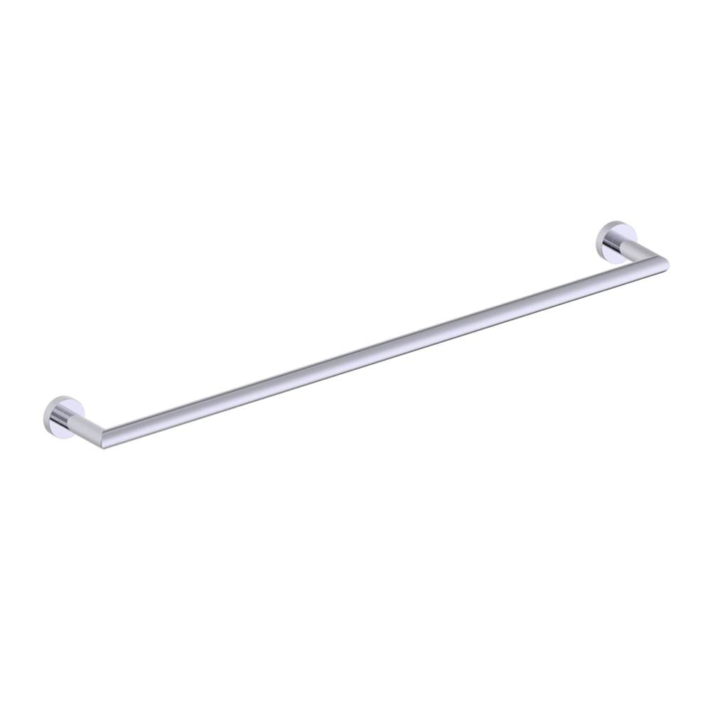 Kartners - OSLO - 24-inch Bathroom Towel Bar-Polished Chrome - Polished Chrome