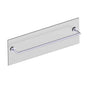 Kartners - OSLO - 24-inch Bathroom Towel Bar Through Glass-Polished Chrome - Polished Chrome