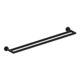 Kartners - OSLO - 24-inch Double Bathroom Towel Bar-Matte Black - Matte Black