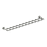 Kartners - OSLO - 24-inch Double Bathroom Towel Bar-Brushed Nickel - Brushed Nickel
