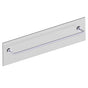 Kartners - OSLO - 30-inch Bathroom Towel Bar Through Glass-Polished Chrome - Polished Chrome