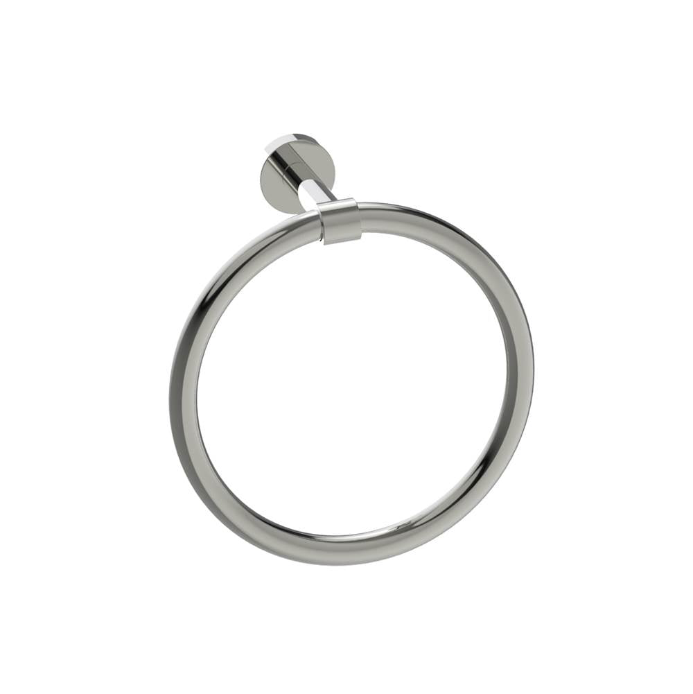 Kartners - OSLO - Towel Ring-Polished Nickel - Polished Nickel