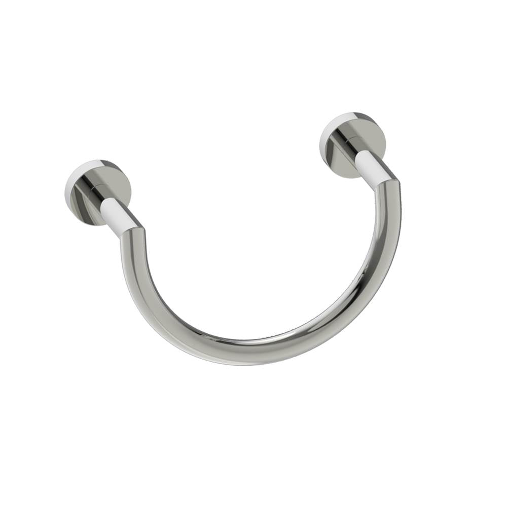 Kartners - OSLO - Towel Ring (U-shaped)--Polished Nickel - Polished Nickel