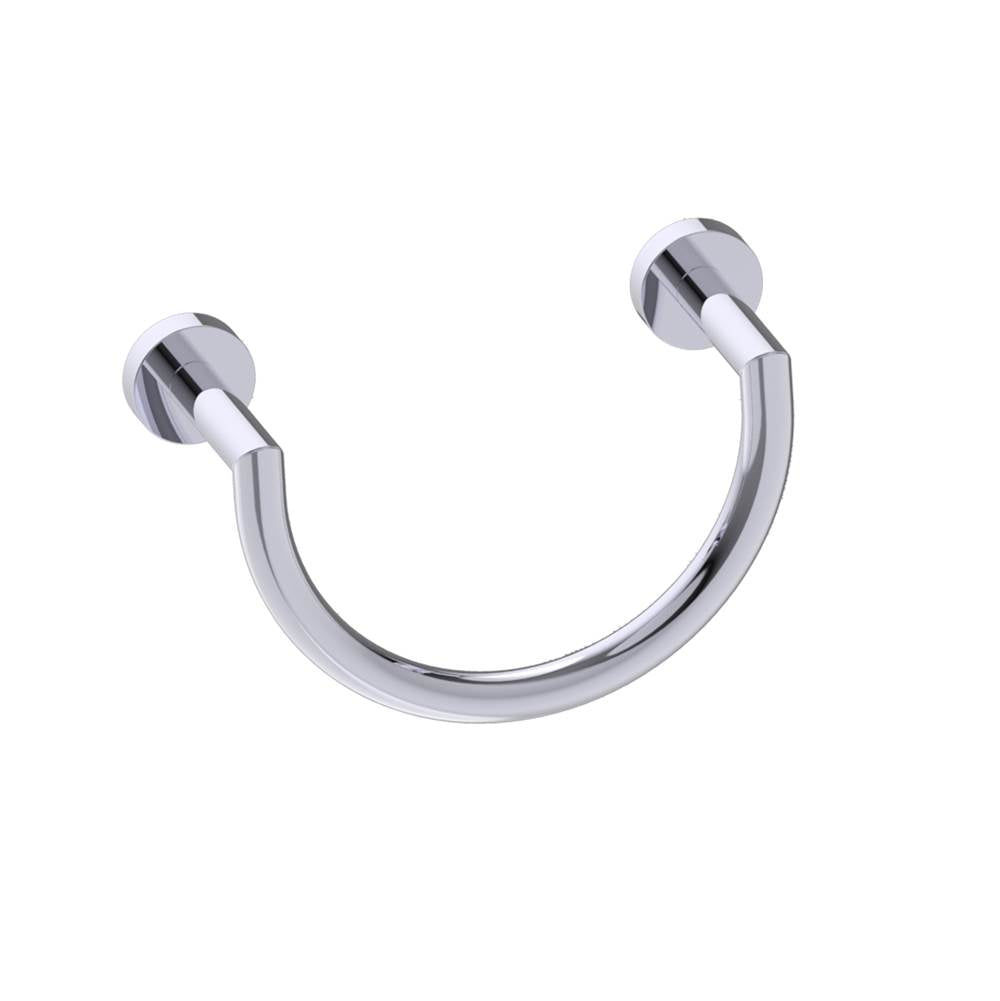 Kartners - OSLO - Towel Ring (U-shaped)--Polished Chrome - Polished Chrome