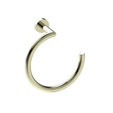 Kartners - OSLO - Towel Ring-(C-shaped)Brushed Brass - Brushed Brass