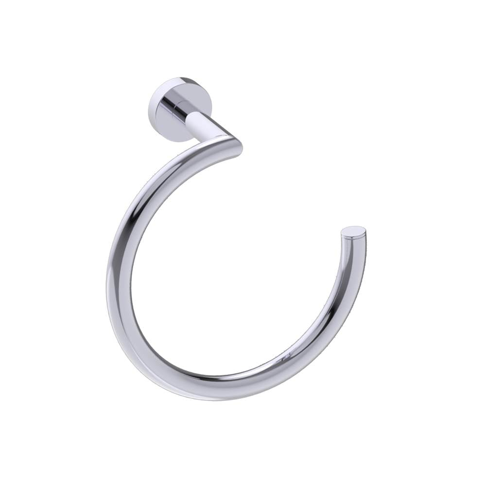 Kartners - OSLO - Towel Ring (C-shaped) -Polished Chrome - Polished Chrome