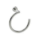 Kartners - OSLO - Towel Ring Solid Back-Polished Nickel - Polished Nickel