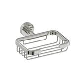 Kartners - OSLO - Wall Mounted Soap Basket-Polished Nickel - Polished Nickel