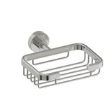 Kartners - OSLO - Wall Mounted Soap Basket-Brushed Nickel - Brushed Nickel