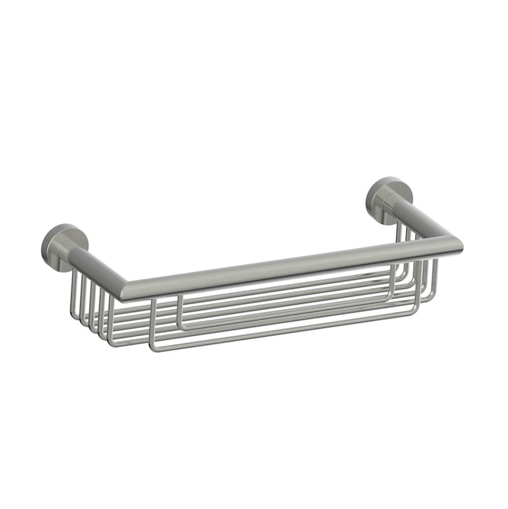Kartners - OSLO - Shower Basket-Brushed Nickel - Brushed Nickel