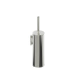 Kartners - OSLO - Wall Mounted Toilet Brush Set-Brushed Nickel - Brushed Nickel