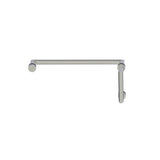 Kartners - OSLO - 6-inch x 18-inch Offset Shower Door Handles -Brushed Nickel - Brushed Nickel