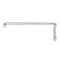 Kartners - OSLO - 6-inch x 24-inch Offset Shower Door Handles -Polished Chrome - Polished Chrome