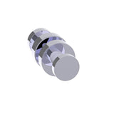 Kartners - OSLO - Double Shower Door Handle-Polished Chrome - Polished Chrome