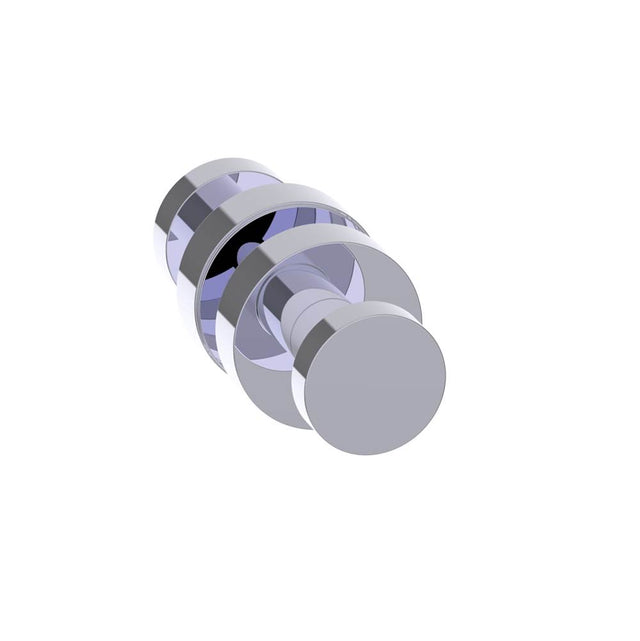 Kartners - OSLO - Double Shower Door Handle-Polished Chrome - Polished Chrome