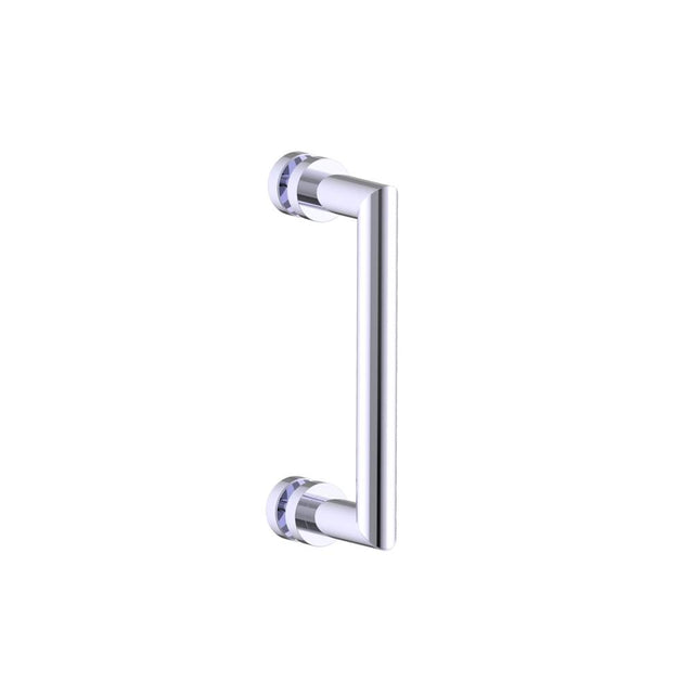 Kartners - OSLO - 8-inch Shower Door Handle-Polished Chrome - Polished Chrome
