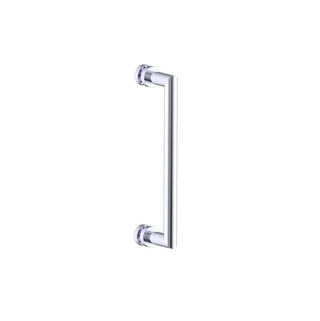 Kartners - OSLO -12-inch Shower Door Handle-Polished Chrome - Polished Chrome